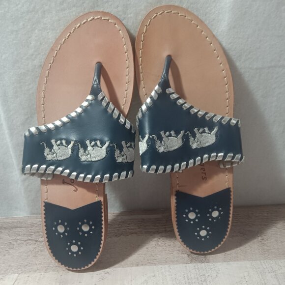 Jack Rogers Embroidered Sandals size 7M - Picture 2 of 4
